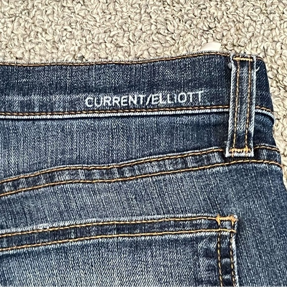 Current/Elliott Jeans Womens 28 Blue The Stiletto Townie Skinny Jeans Stretch - Picture 9 of 9